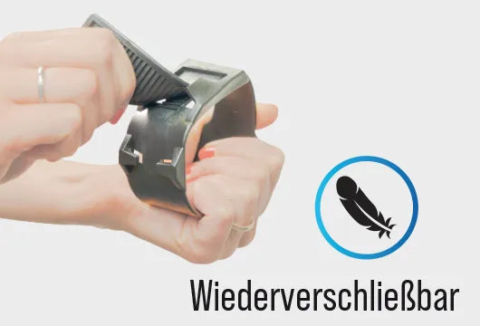 Das Befestigungsband von O Spring ist wiederverschließbar und wiederverwendbar