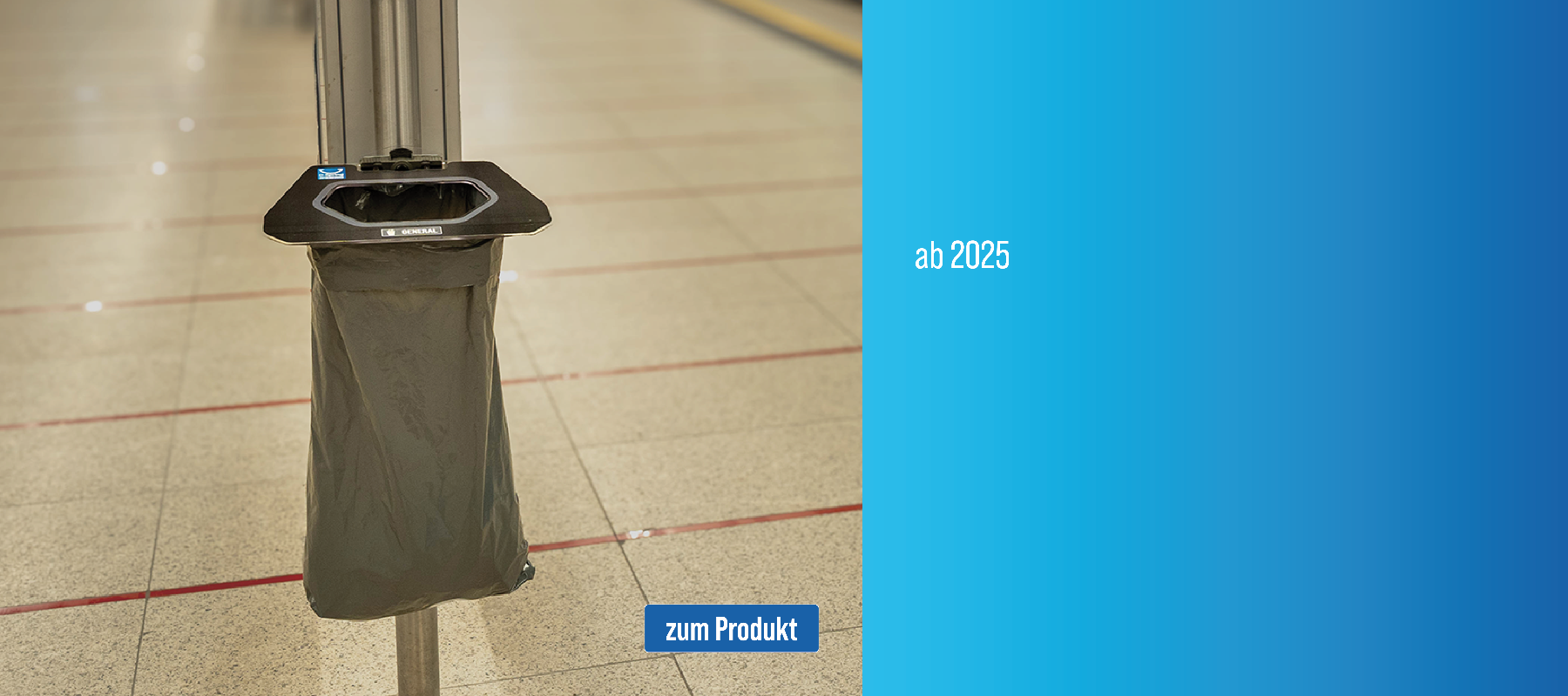 O-Spring System überzeugt durch seine Vielseitigkeit, Ob Bahnhof, Flughafen u.v.m.