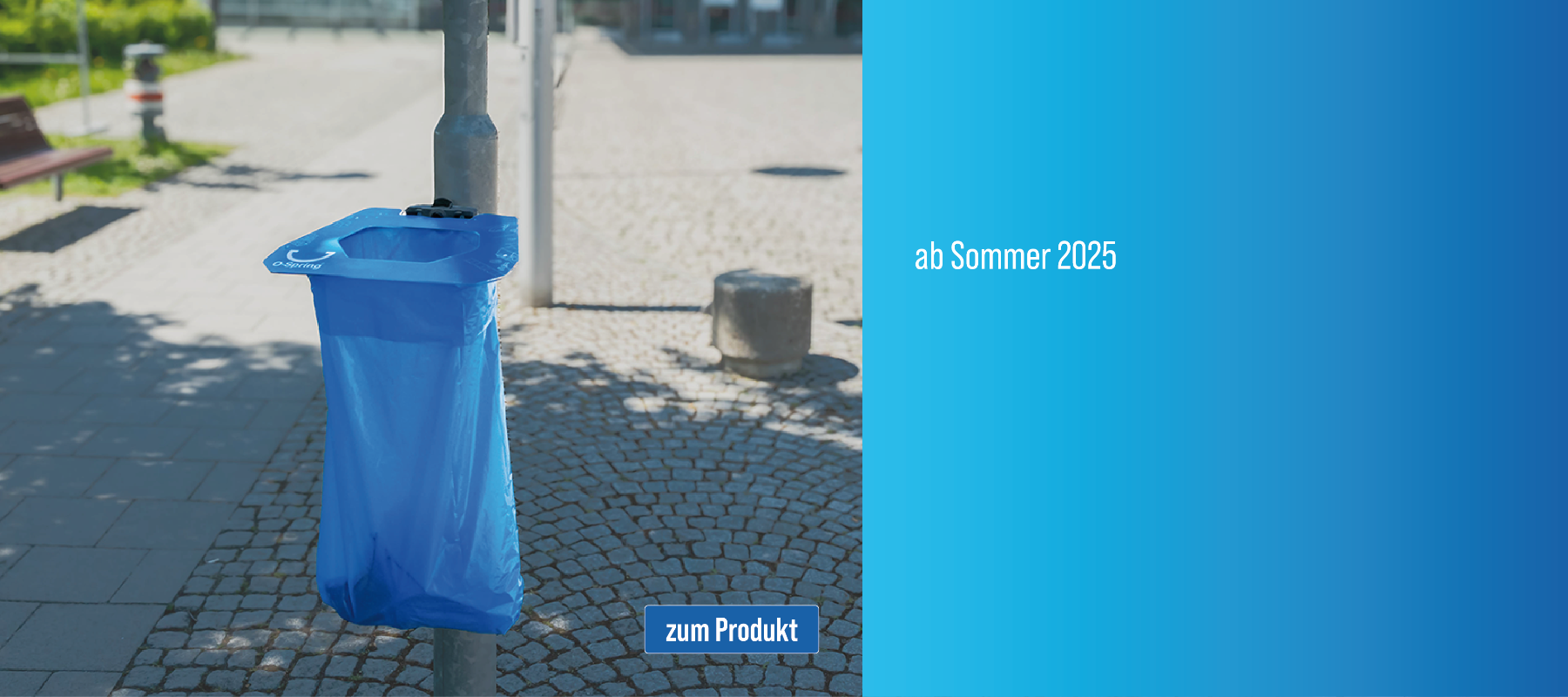 der Beutelhalter für die nächste Veranstaltung von O-Spring
