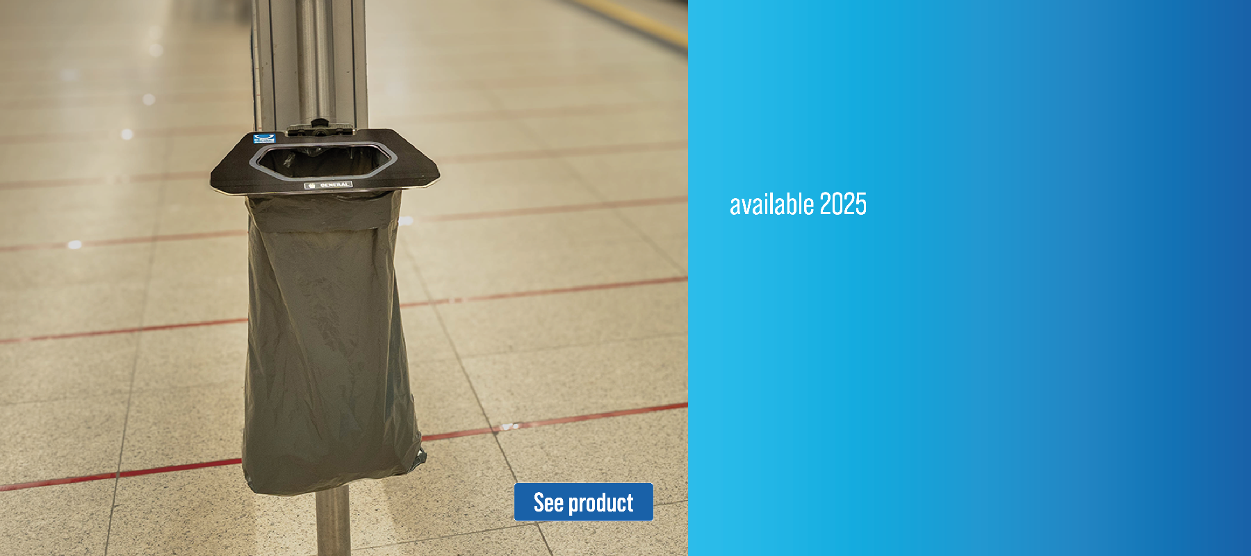 schnell ausgewechselt, O-Spring Beutelhalter auch für Bus, Bahn und Flughafen