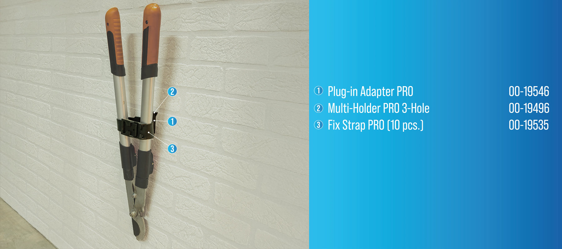 Fester Halt mit FixStrap Pro und O-Spring System, für mehr Ordnung und Übersicht in der Werkstatt