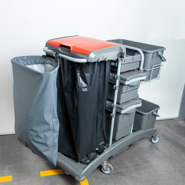 mit zusätzlichen Beuteln ausgestattet, steigern Sie ihre Effizienz. Diese sind mobil einsetzbar