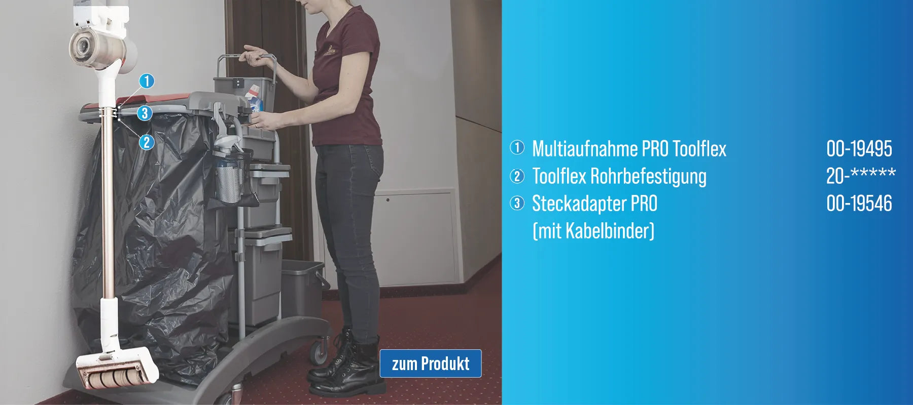 unser O-Spring System ist so flexibel wie Ihr Einsatz. Egal ob Reinigung, Industrie und vieles mehr